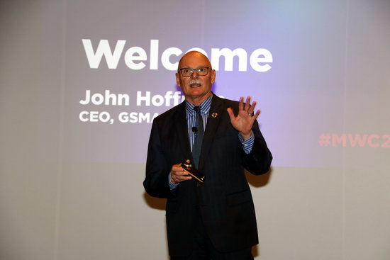 John Hoffmann, CEO of GSMA, the body that organizes the Mobile World Congress (by Marta Casado Pla)